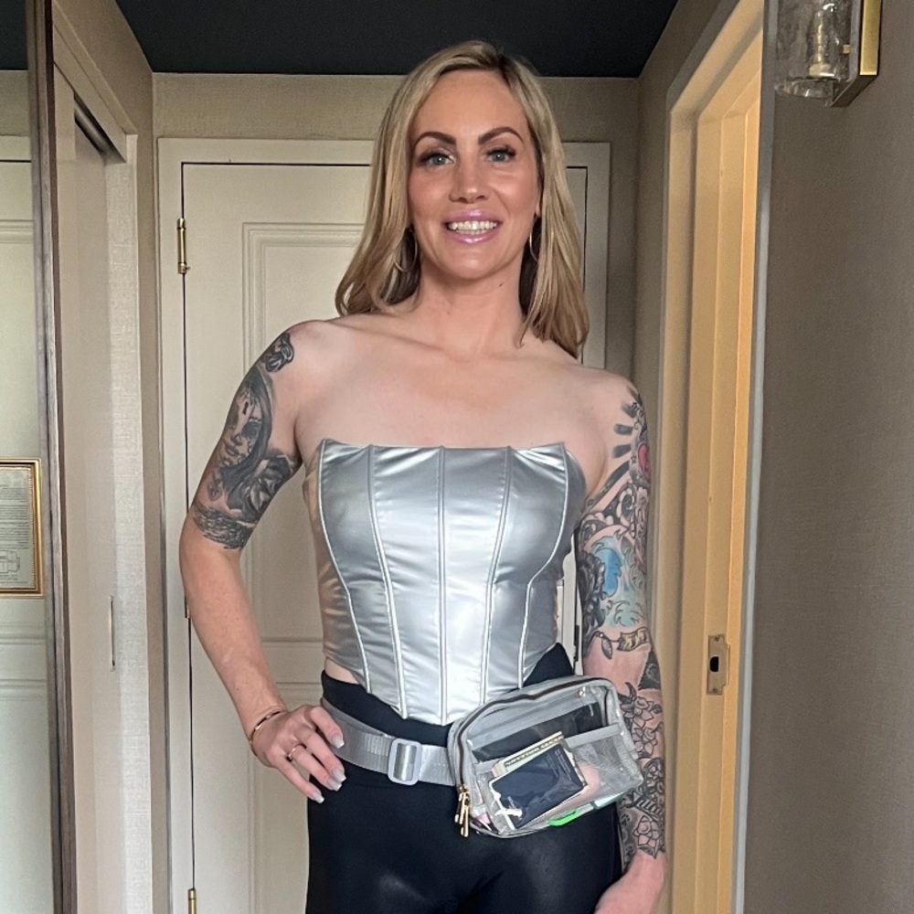 Small silver tube top Windsor
